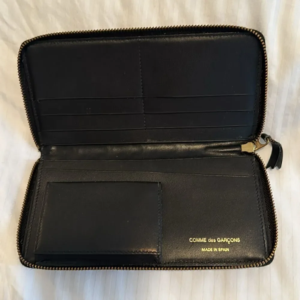 Comme des garcones black clover wallet